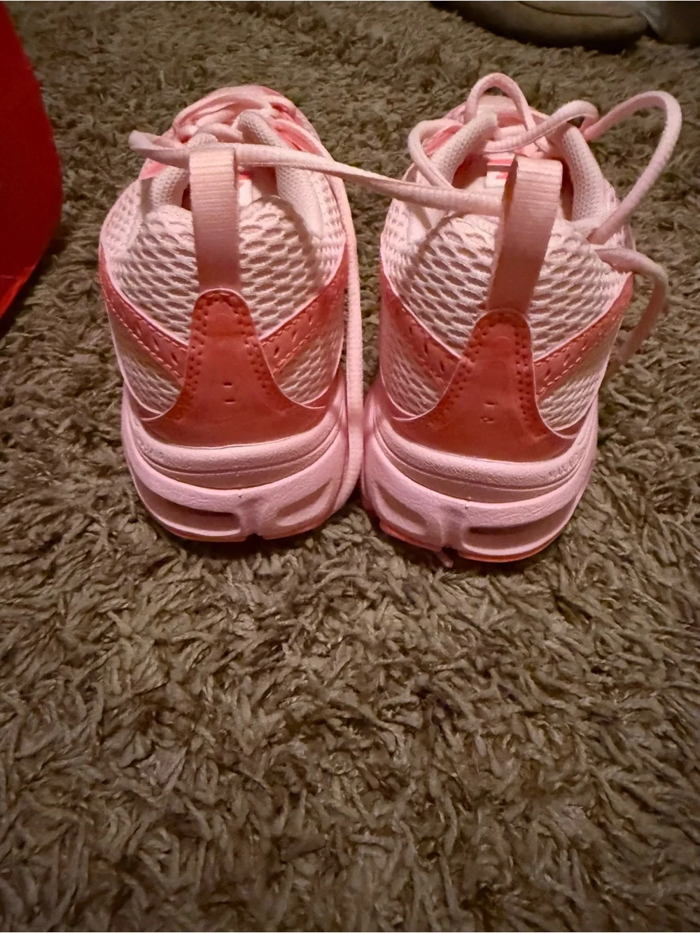 Nike Women's Coral Pink Mesh Athletic Sneakers